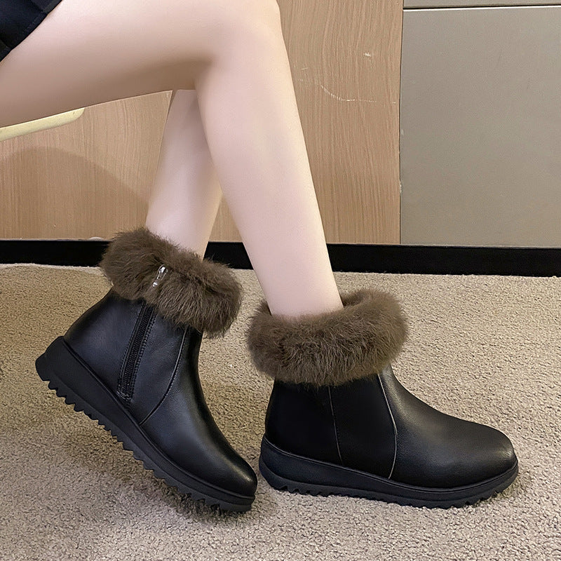 Luxe High-Top Suede Boots