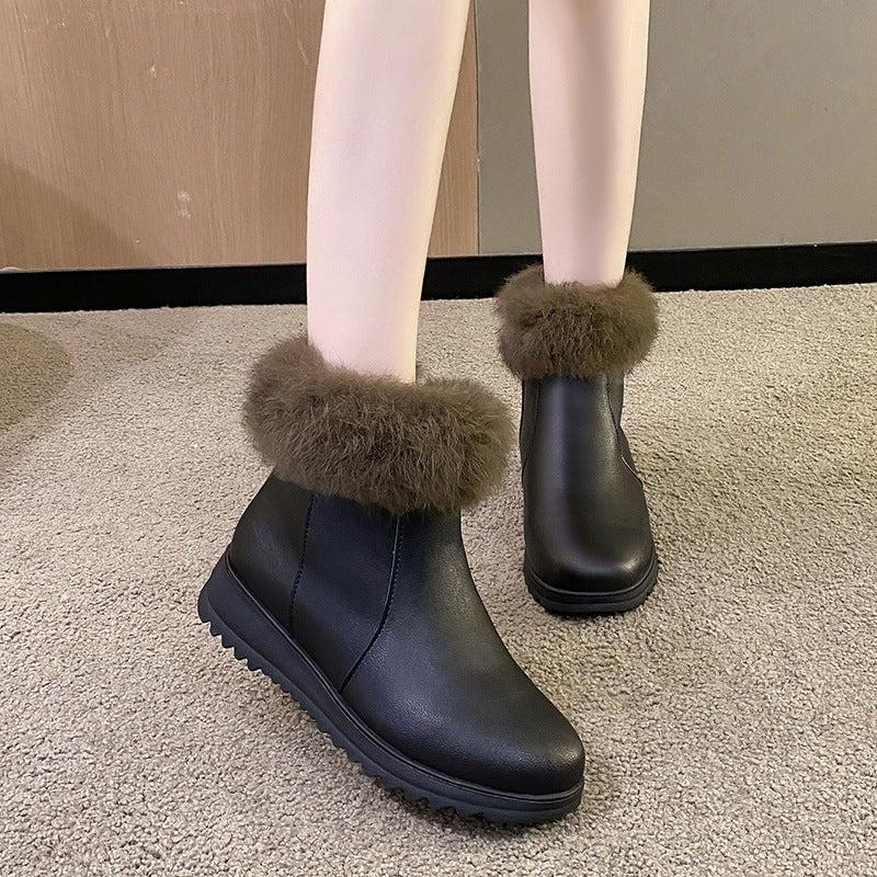 Luxe High-Top Suede Boots