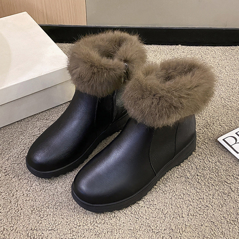 Luxe High-Top Suede Boots