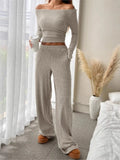 Casual Two Piece Stripe Comfort Set – $30 OFF Today